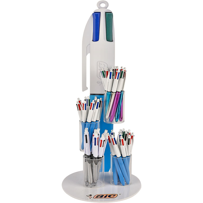 PERMANENT COUNTER DISPLAY: BIC® 4 COLOURS® MINI FAMILY